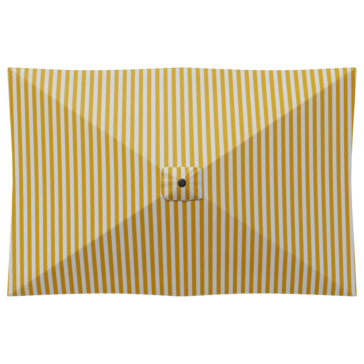 Havesol 200 x 300 cm Polyester Rektangulær Gul og Hvid