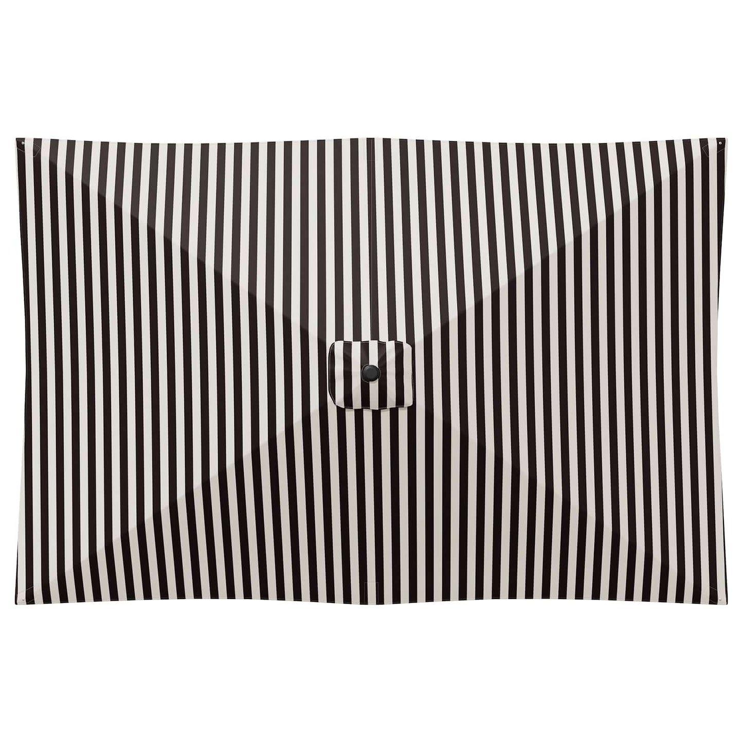 Havesol 200 x 300 cm Polyester Rektangulær Sort og Hvid