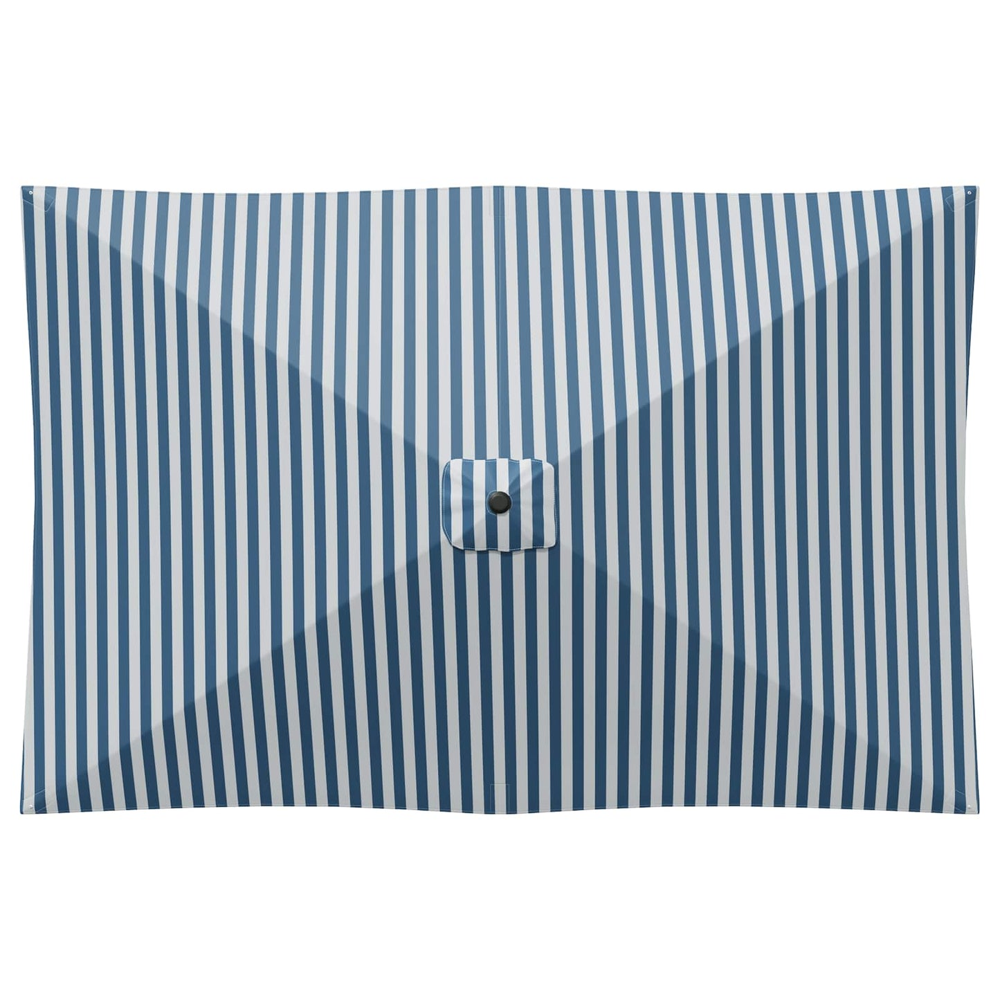 Havesol 200 x 300 cm Polyester Rektangulær Blå og Hvid