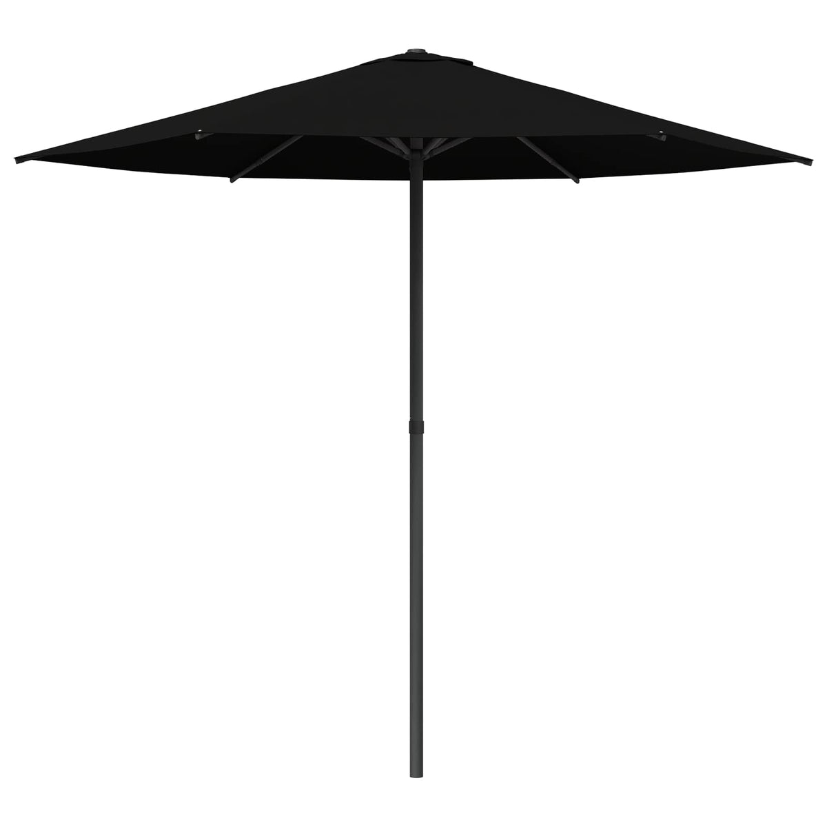 Havesol 230 x 230 cm Polyester Rektangulær Sort