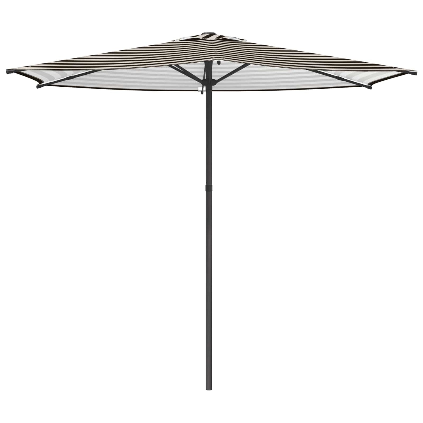 Havesol 270 x 270 cm Polyester Rektangulær Sort og Hvid