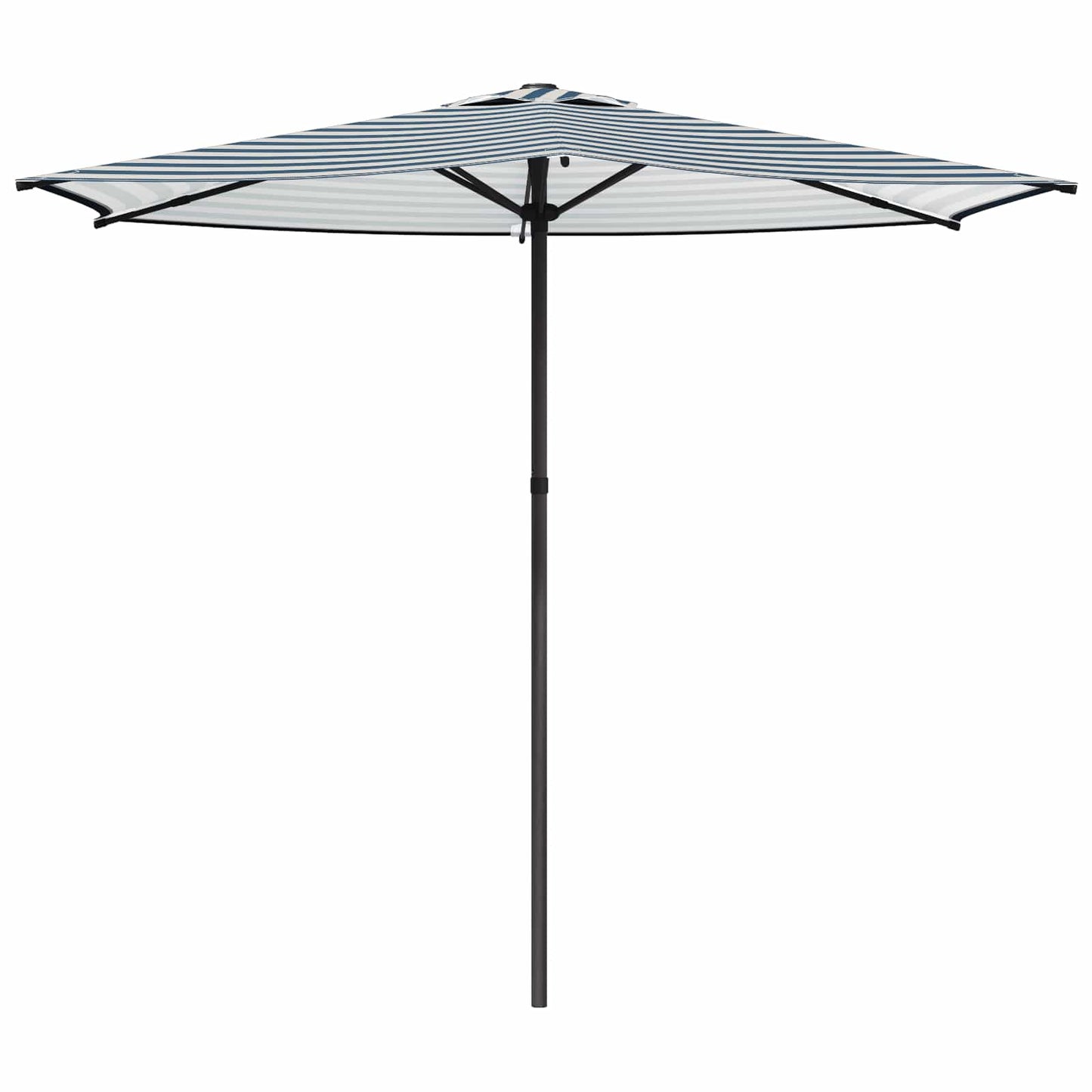 Havesol 270 x 270 cm Polyester Rektangulær Blå og Hvid