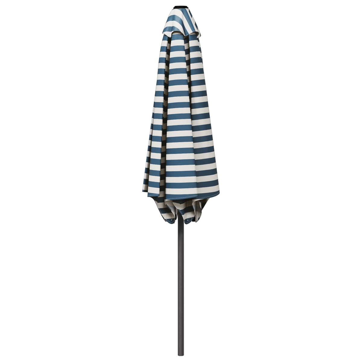 Havesol 270 x 270 cm Polyester Rektangulær Blå og Hvid