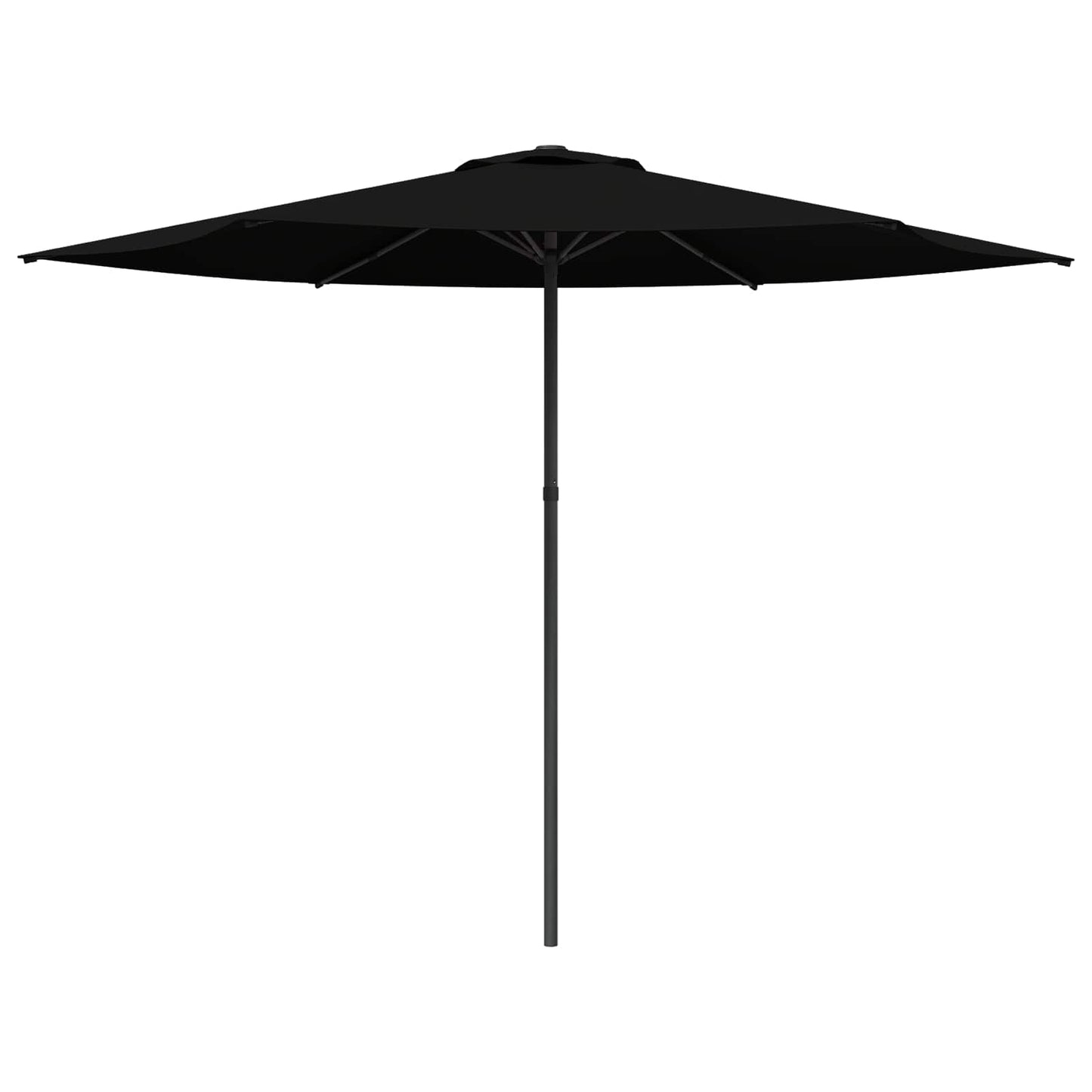 Havesol 300 x 300 cm Polyester Rektangulær Sort