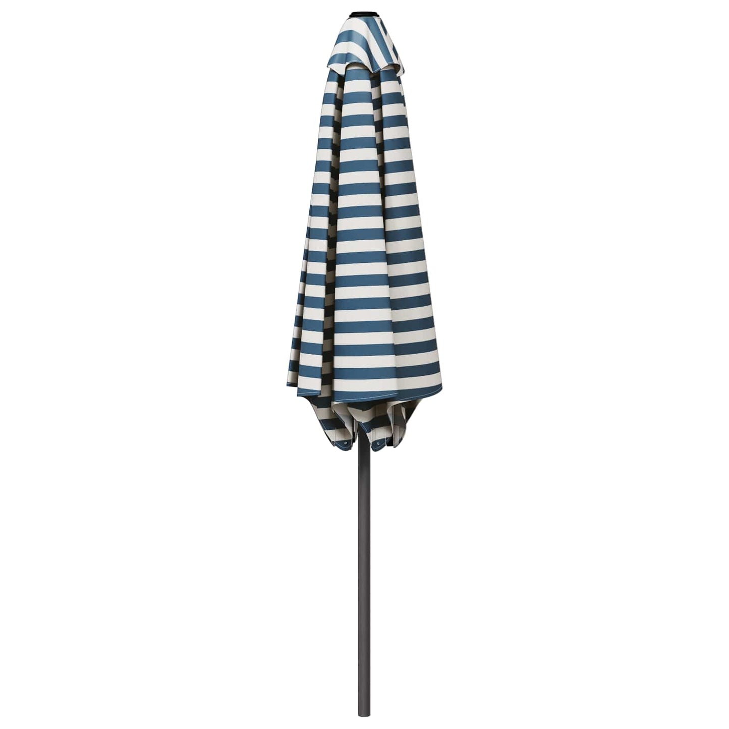 Havesol 300 x 300 cm Polyester Rektangulær Blå og Hvid