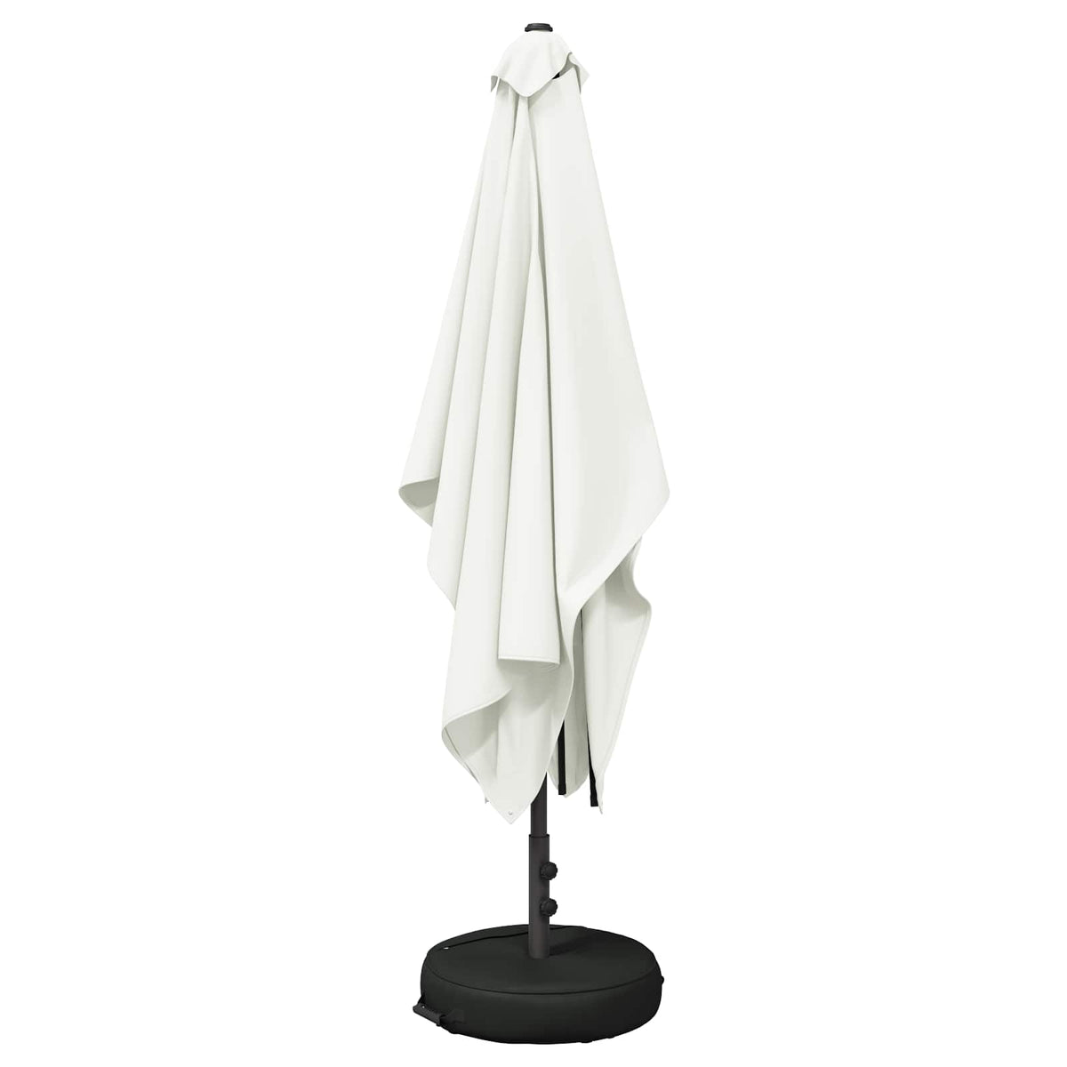 Haveparasol med base 200 x 300 cm Polyester Rektangulær
