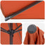 Haveparasol med base 200 x 300 cm Polyester Rektangulær
