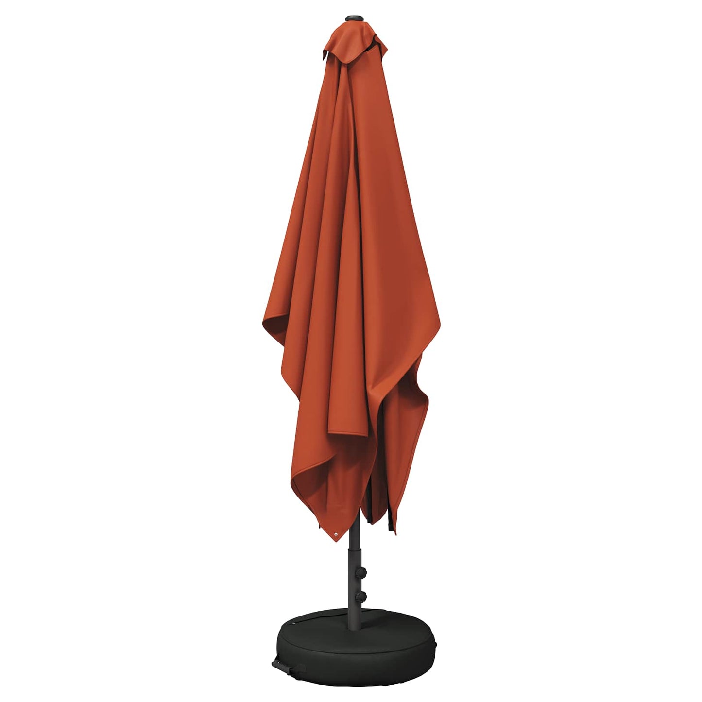 Haveparasol med base 200 x 300 cm Polyester Rektangulær