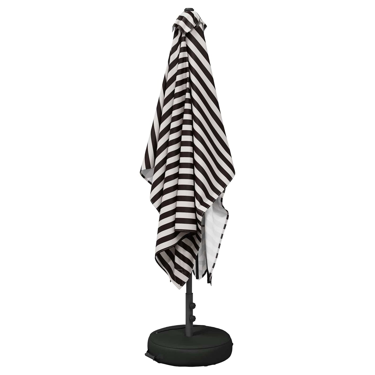 Haveparasol med base 200 x 300 cm Polyester Rektangulær