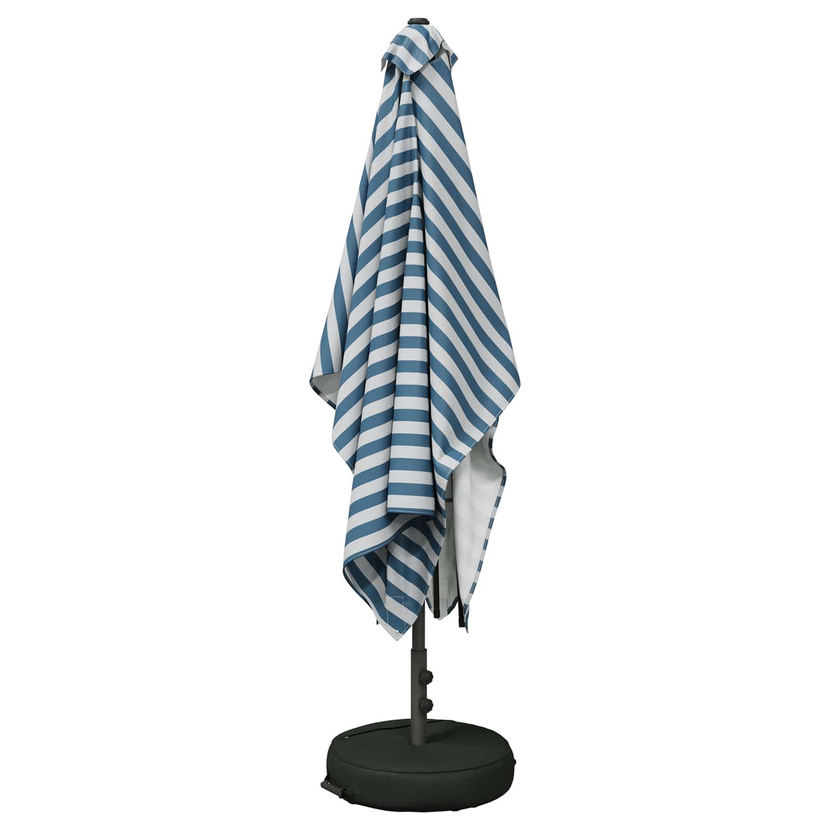 Haveparasol med base 200 x 300 cm Polyester Rektangulær