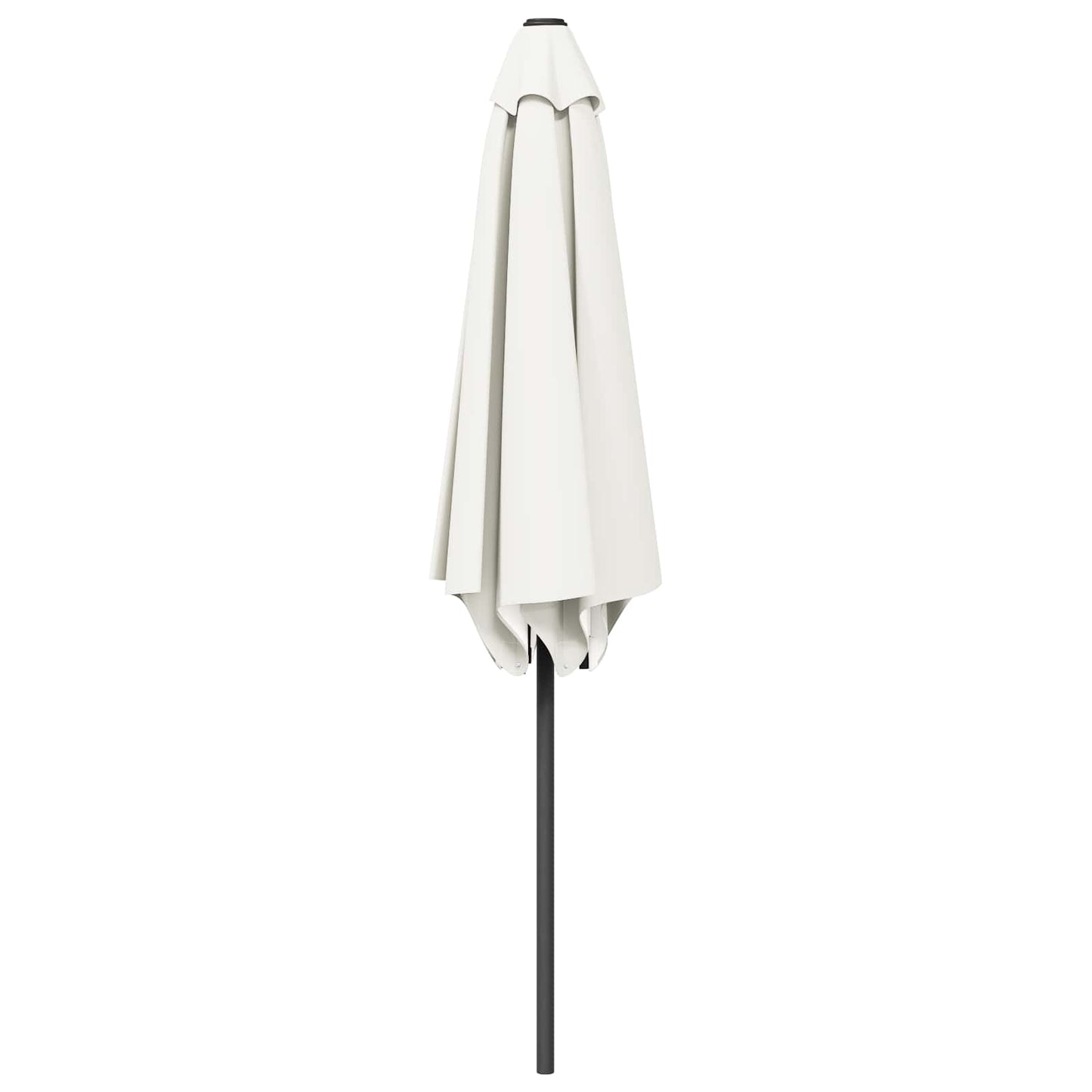 Haveparasol med base 230 x 230 cm Polyester Rektangulær