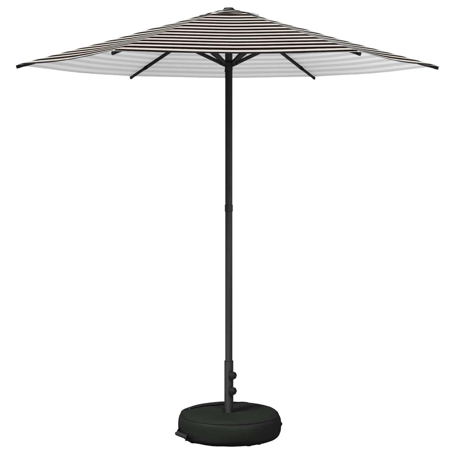 Haveparasol med base 230 x 230 cm Polyester Rektangulær