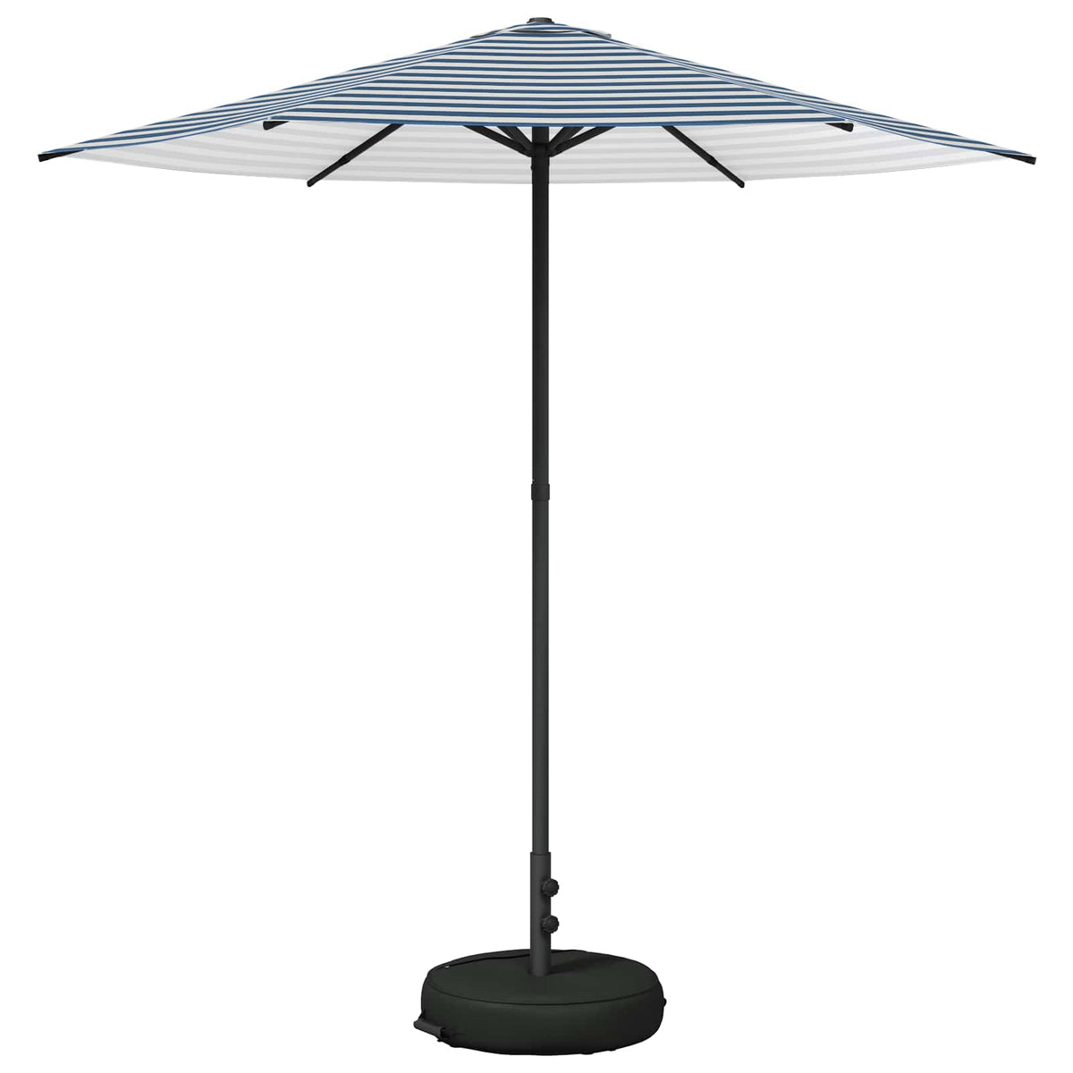 Haveparasol med base 230 x 230 cm Polyester Rektangulær