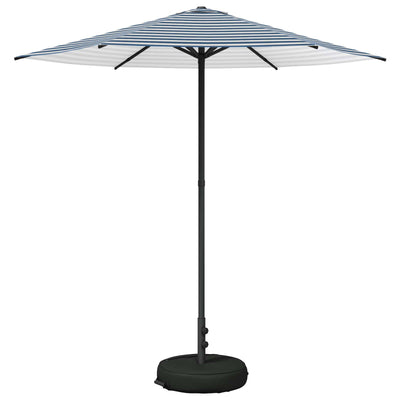 Haveparasol med base 230 x 230 cm Polyester Rektangulær