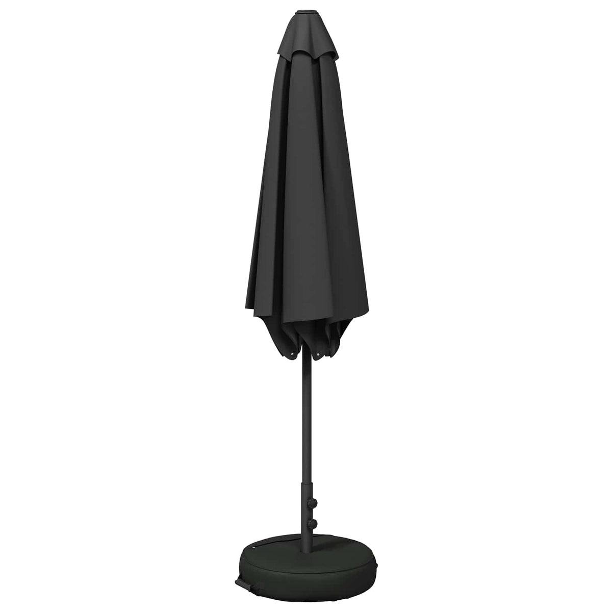 Haveparasol med base 270 x 270 cm Polyester Rektangulær