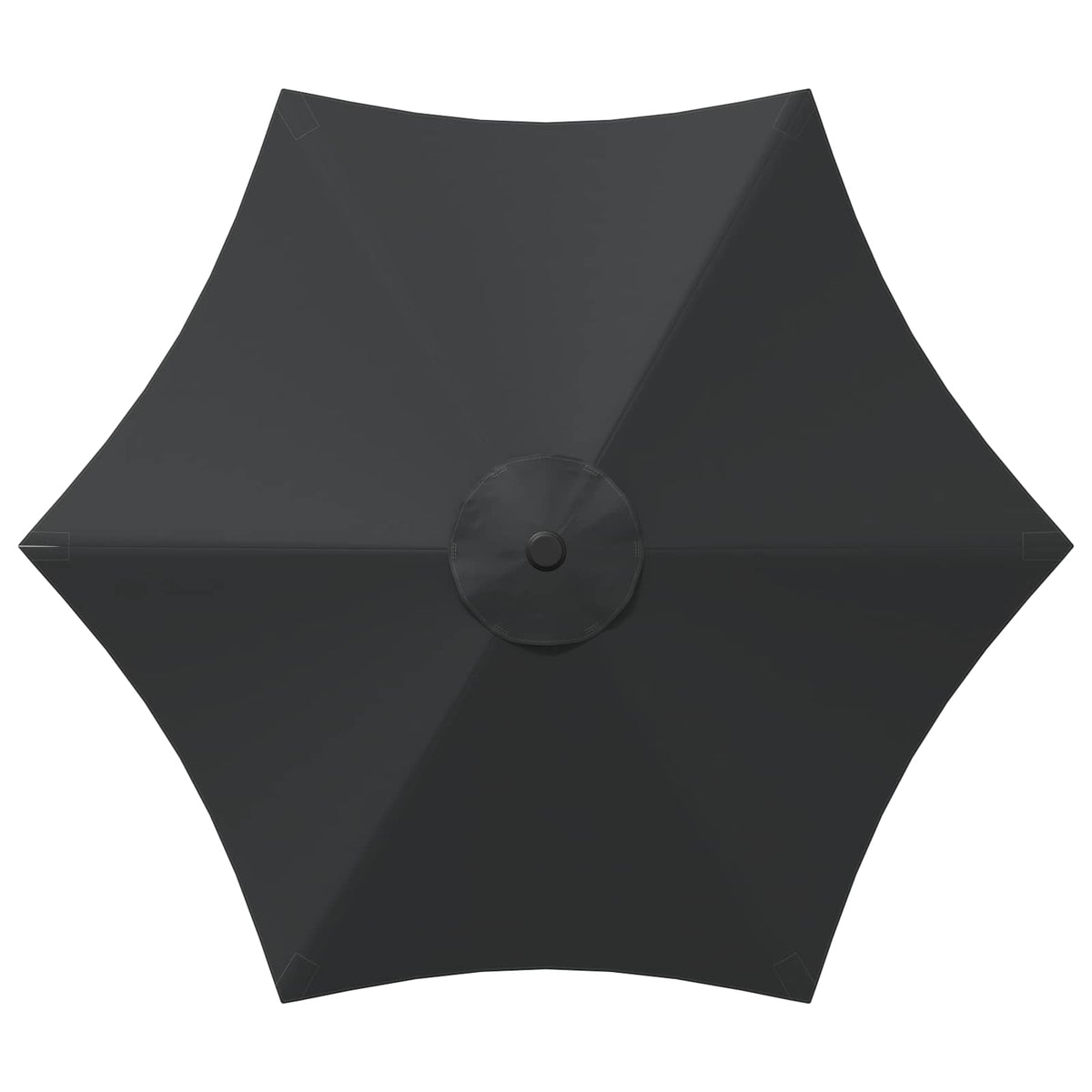 Haveparasol med base 270 x 270 cm Polyester Rektangulær