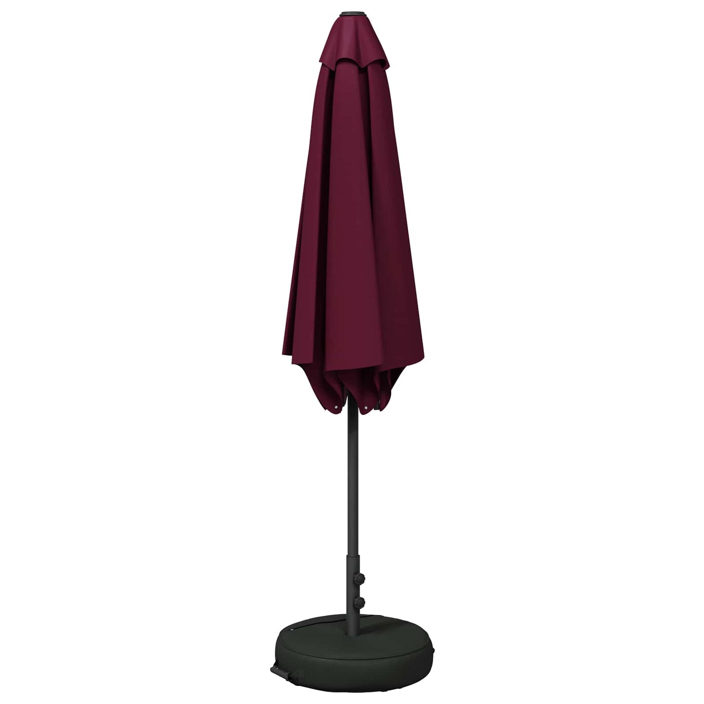Haveparasol med base 270 x 270 cm Polyester Rektangulær