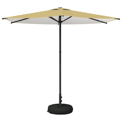 Haveparasol med base 270 x 270 cm Polyester Rektangulær