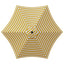 Haveparasol med base 270 x 270 cm Polyester Rektangulær