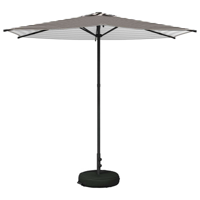 Haveparasol med base 270 x 270 cm Polyester Rektangulær