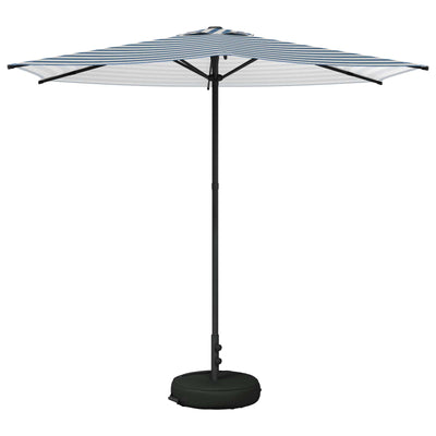Haveparasol med base 270 x 270 cm Polyester Rektangulær