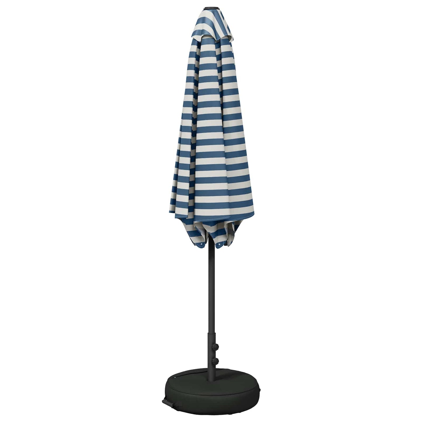 Haveparasol med base 270 x 270 cm Polyester Rektangulær