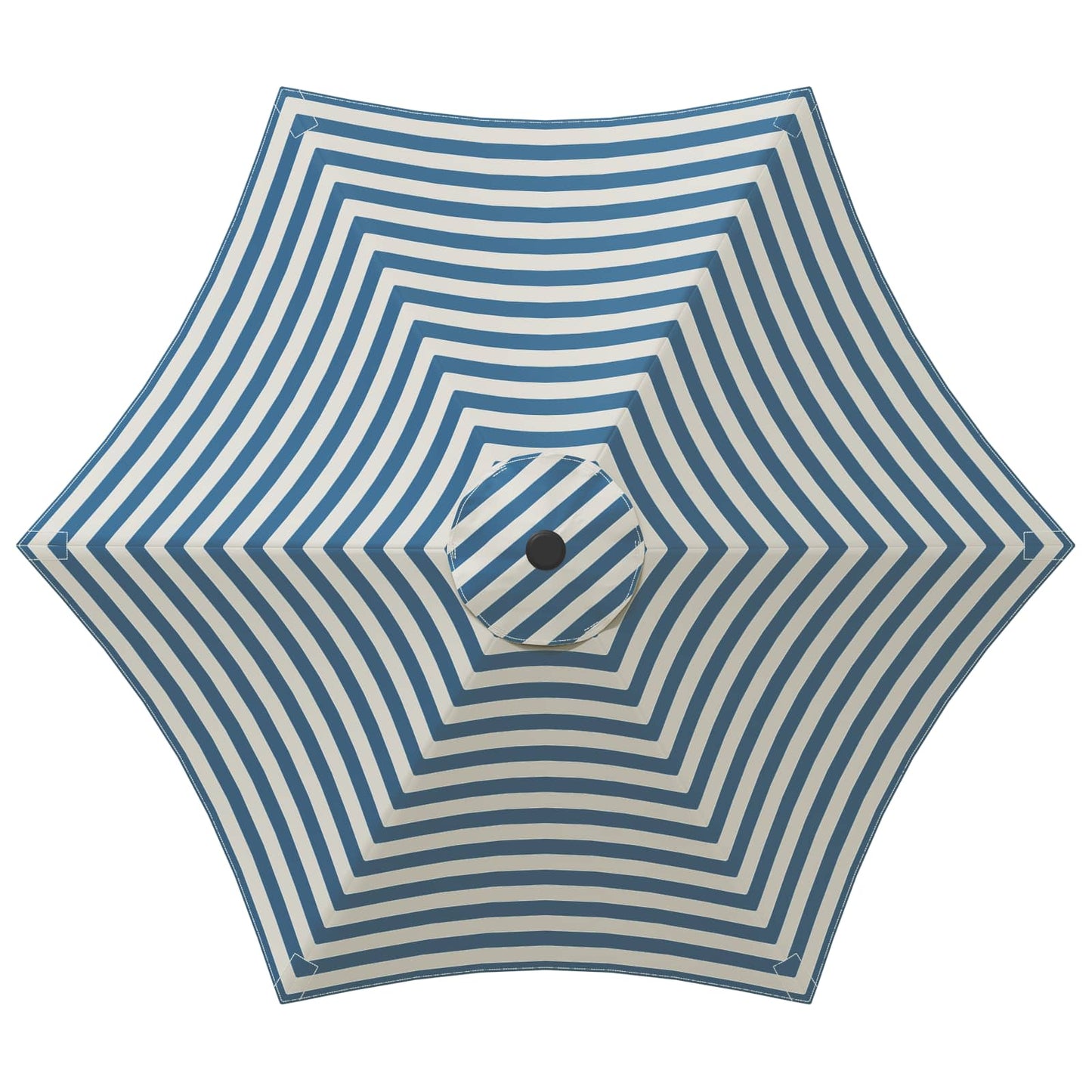 Haveparasol med base 270 x 270 cm Polyester Rektangulær
