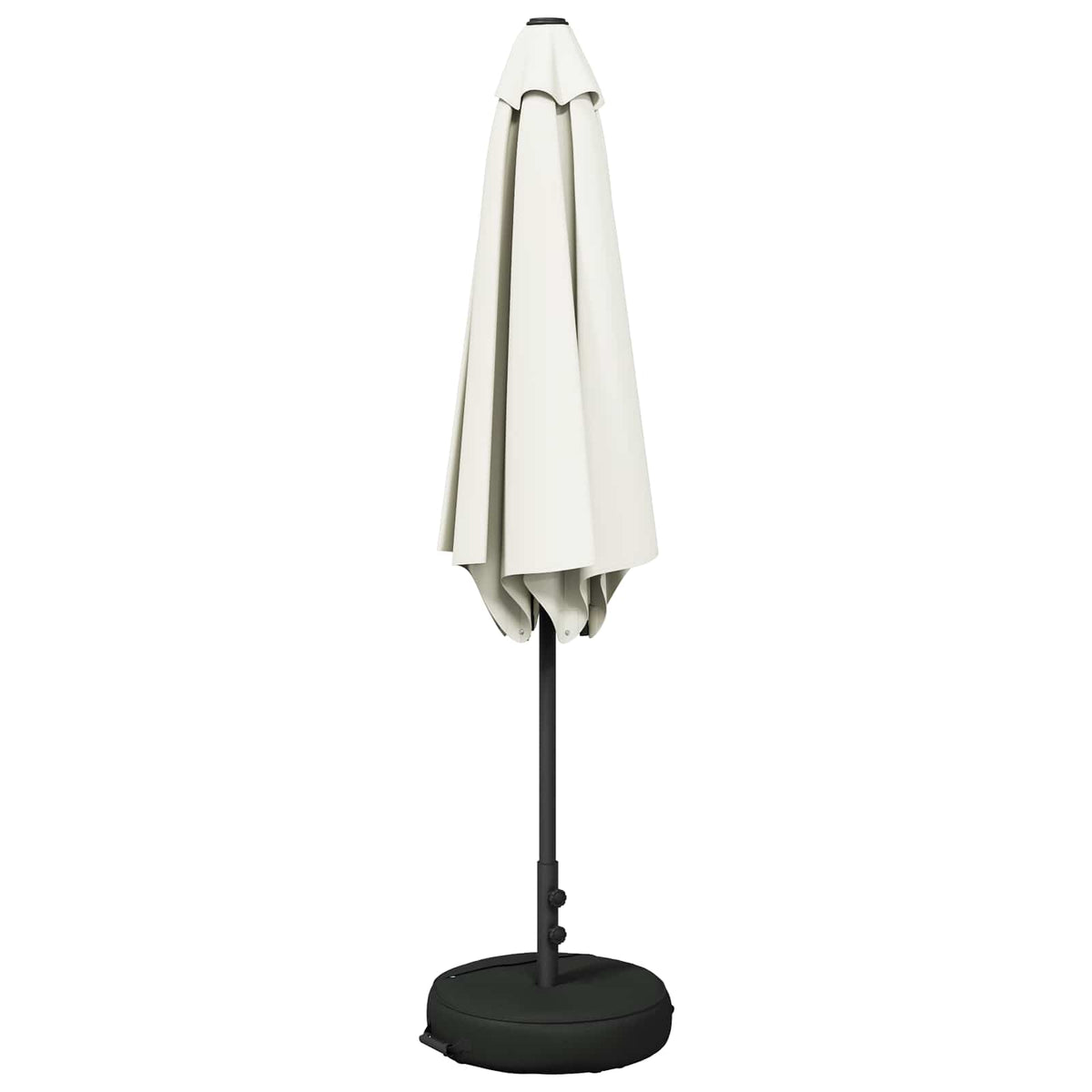 Haveparasol med base 300 x 300 cm Polyester Rektangulær