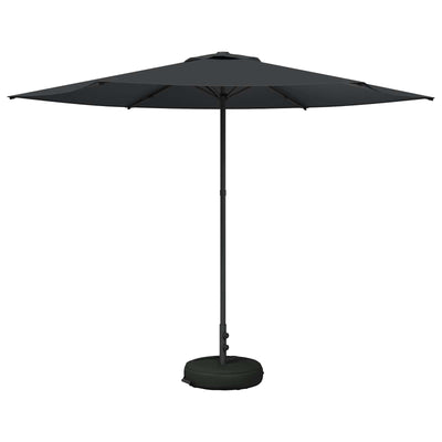 Haveparasol med base 300 x 300 cm Polyester Rektangulær