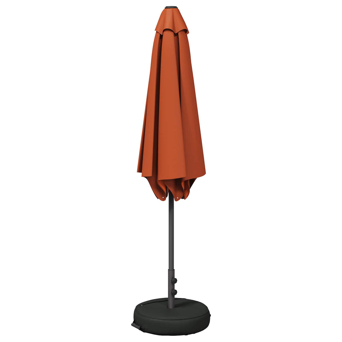 Haveparasol med base 300 x 300 cm Polyester Rektangulær