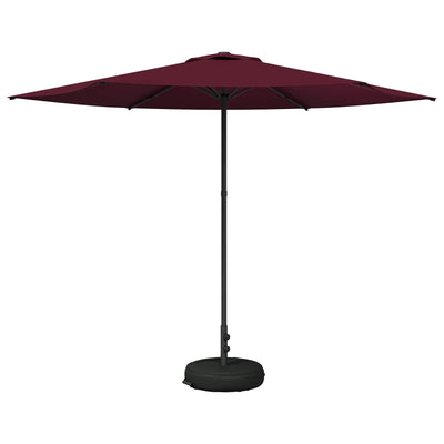 Haveparasol med base 300 x 300 cm Polyester Rektangulær