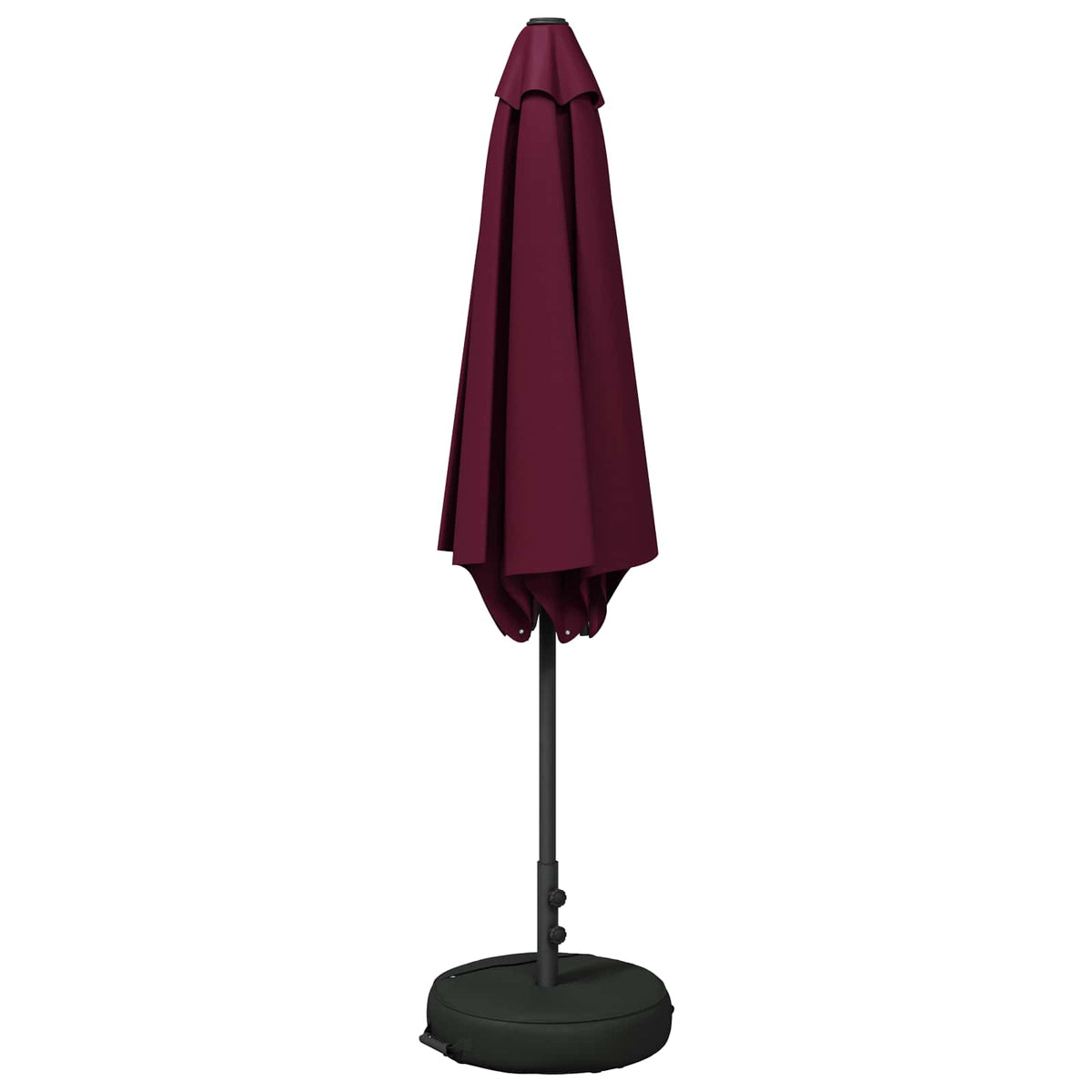 Haveparasol med base 300 x 300 cm Polyester Rektangulær