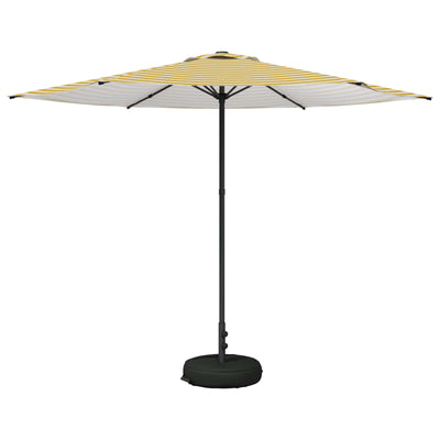 Haveparasol med base 300 x 300 cm Polyester Rektangulær