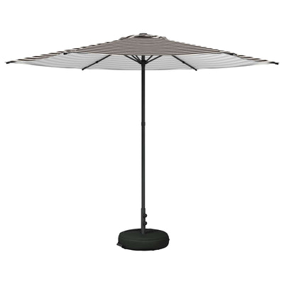Haveparasol med base 300 x 300 cm Polyester Rektangulær