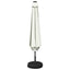 Haveparasol med LED lys og fod 200 x 300 cm Polyester