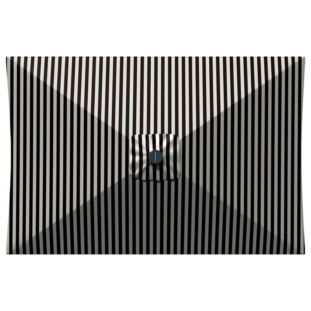 Haveparasol med LED lys og fod 200 x 300 cm Polyester