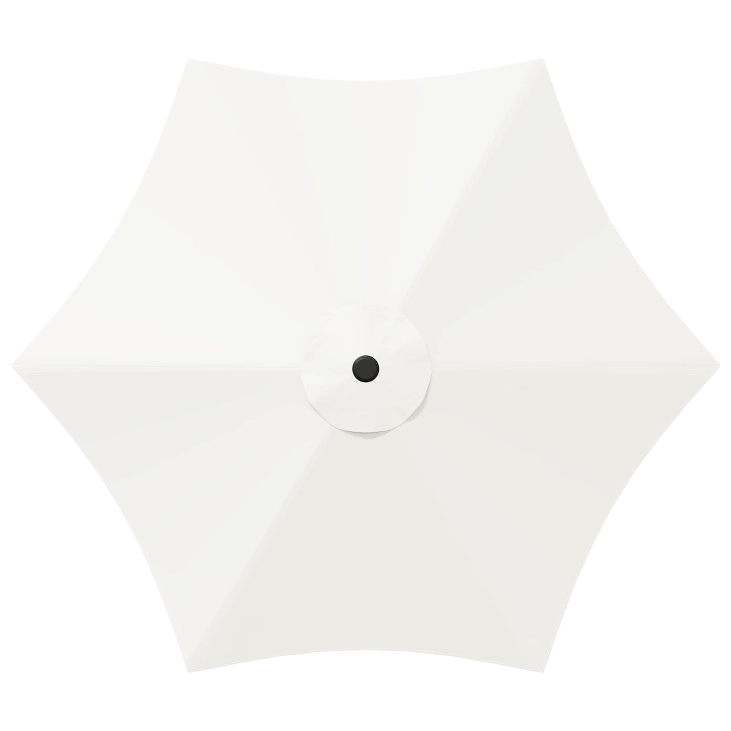 Haveparasol med LED lys og fod 230 x 230 cm Polyester