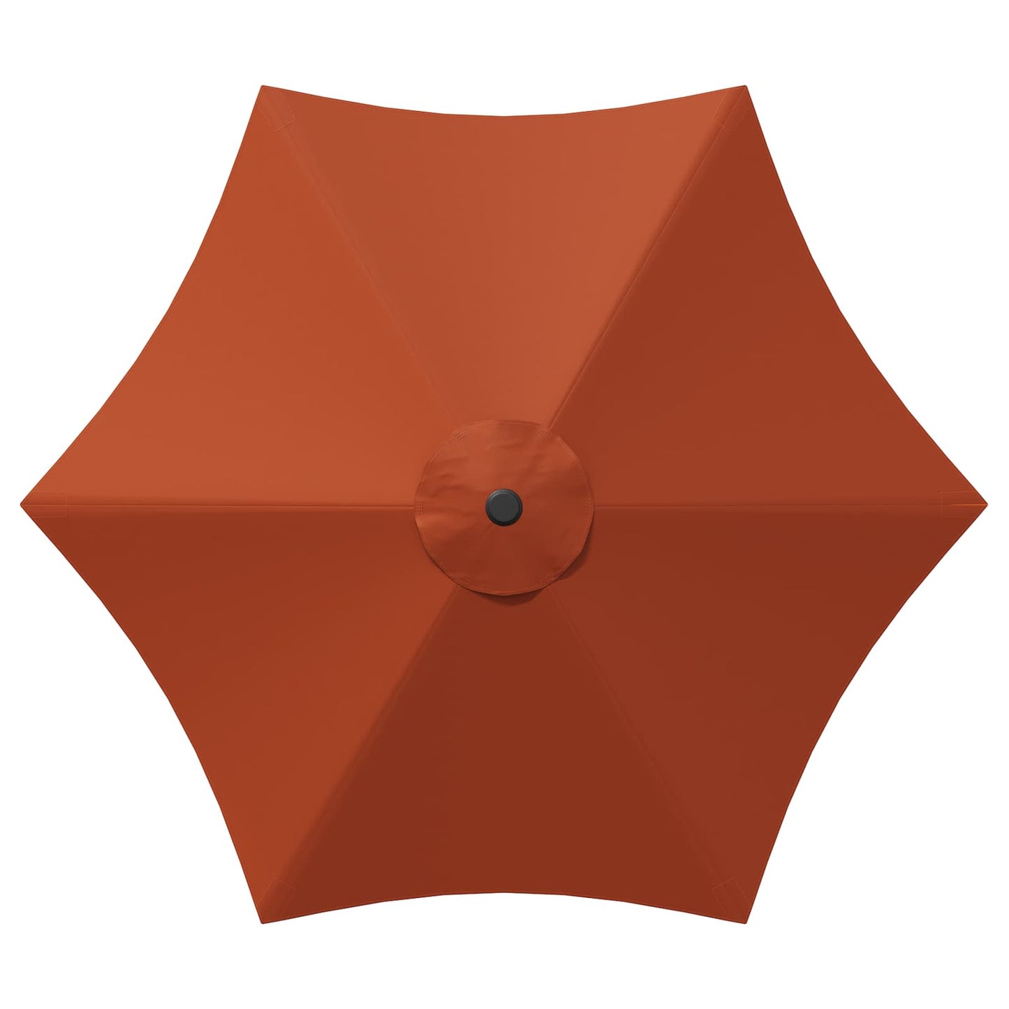 Haveparasol med LED lys og fod 230 x 230 cm Polyester