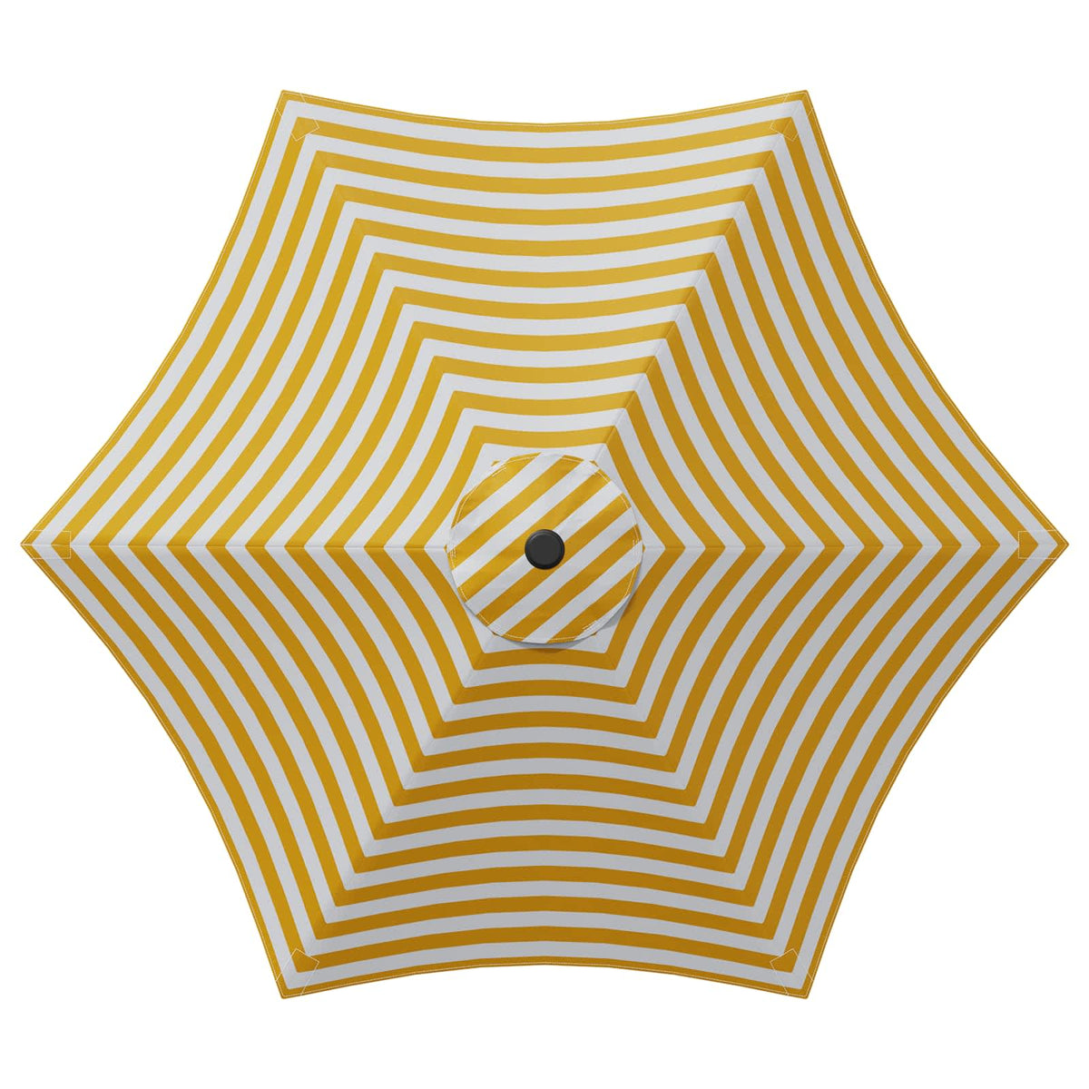 Haveparasol med LED lys og fod 230 x 230 cm Polyester
