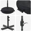 Haveparasol med LED lys og fod 270 x 270 cm Polyester