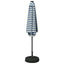 Haveparasol med LED lys og fod 270 x 270 cm Polyester