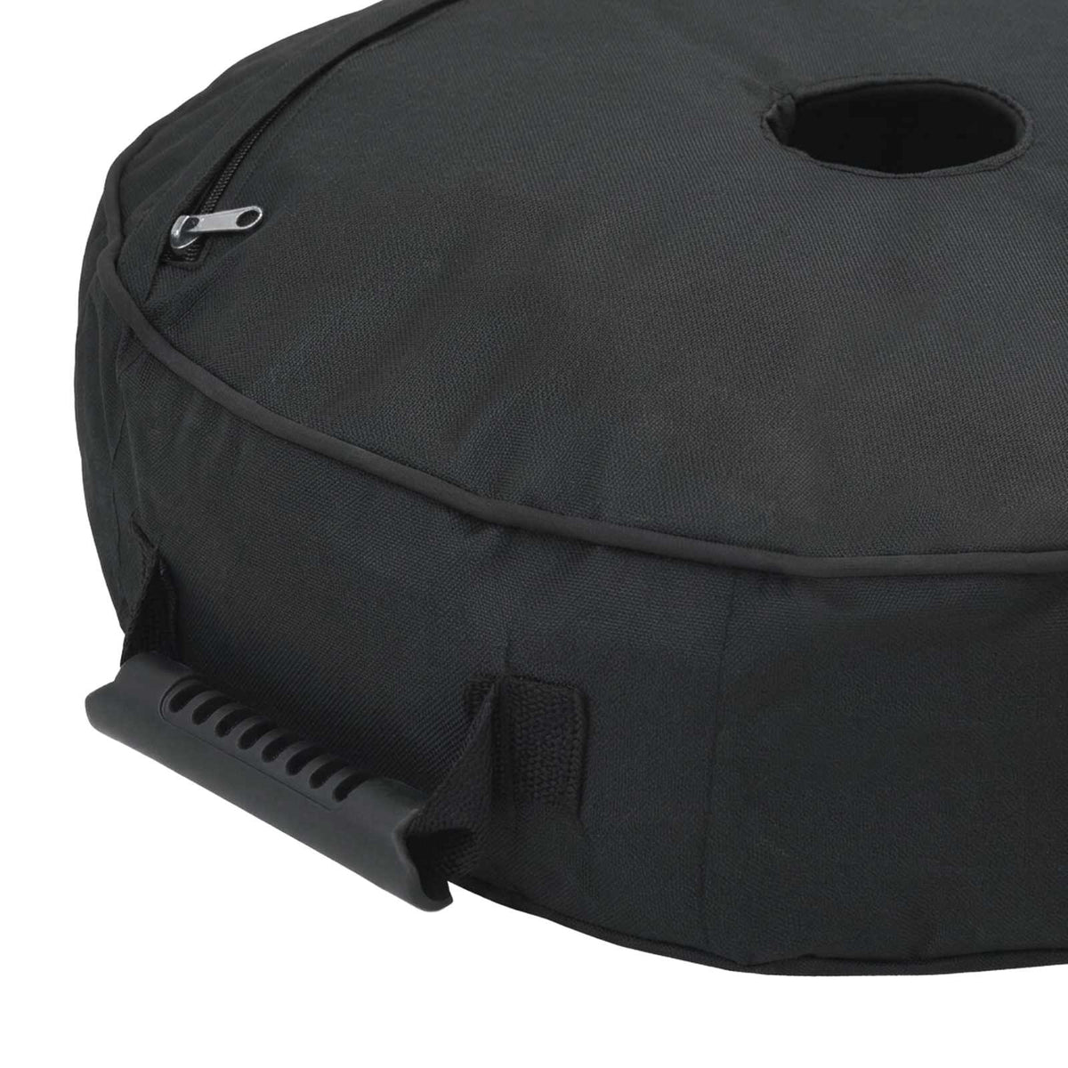 Patio parasolfod 53 x 53 x 40 cm Stål Sort
