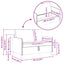 Sofa med opbevaring Lyserød 122 x 78 x 87 cm Polyester