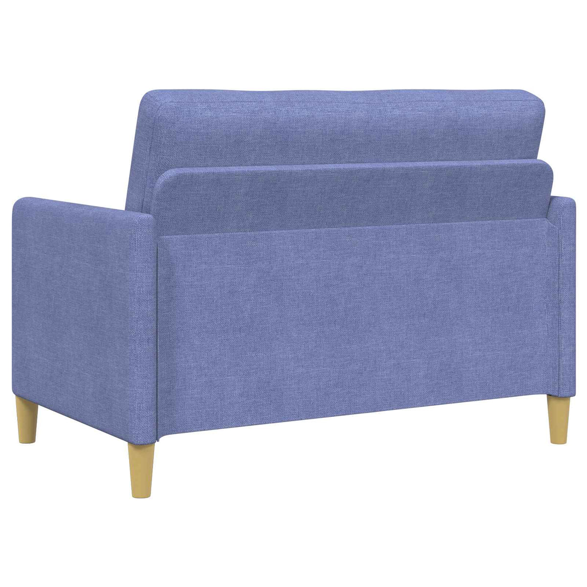 Sofa med opbevaring Jeans blå 122 x 78 x 87 cm Polyester