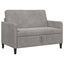 Sofa med opbevaring Lysegrå 122 x 78 x 87 cm Polyester