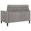 Sofa med opbevaring Lysegrå 122 x 78 x 87 cm Polyester