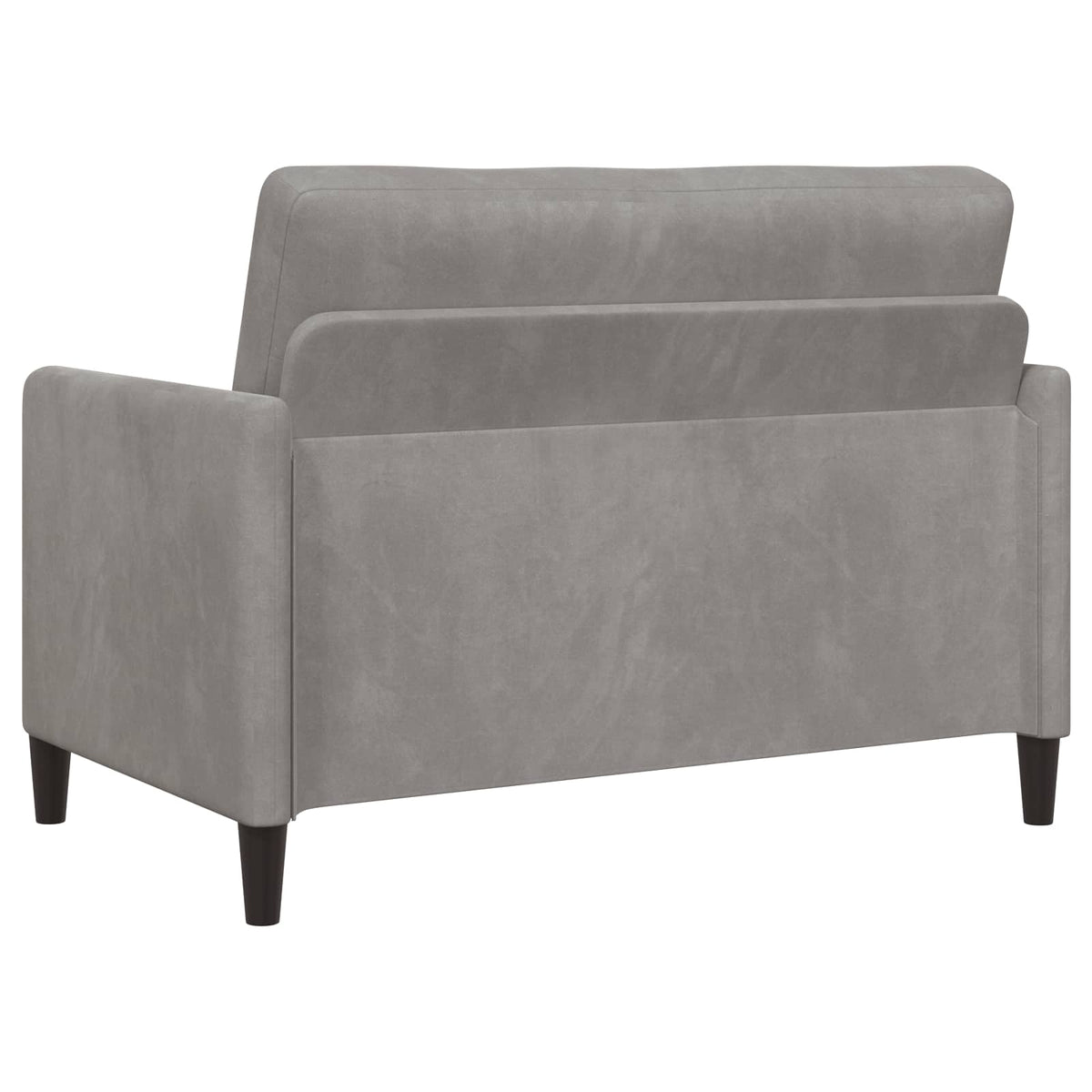 Sofa med opbevaring Lysegrå 122 x 78 x 87 cm Polyester