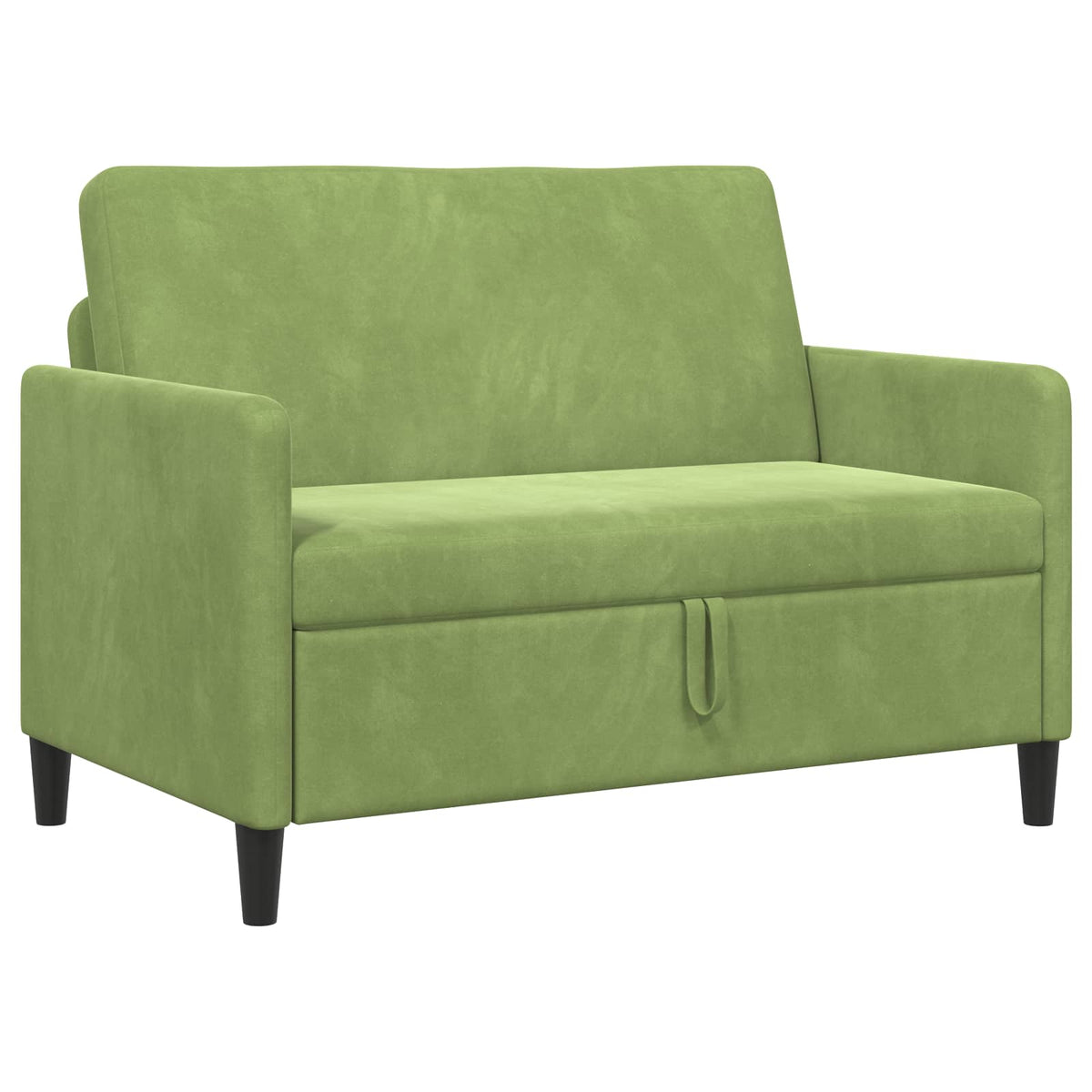 Sofa med opbevaring Lys grøn 122 x 78 x 87 cm Polyester