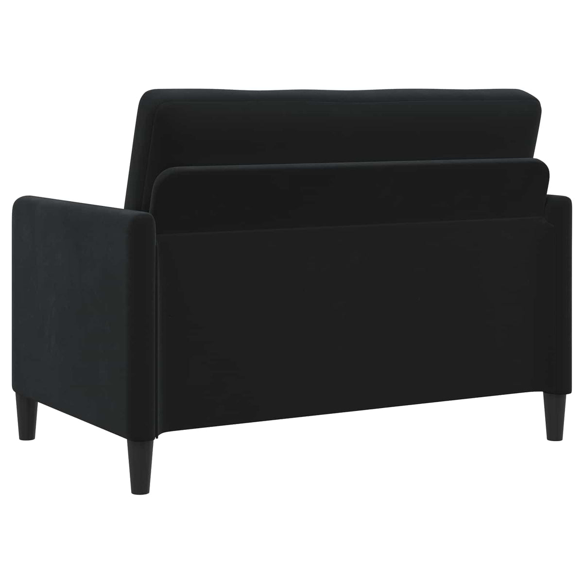 Sofa med opbevaring Sort 122 x 78 x 87 cm Polyester