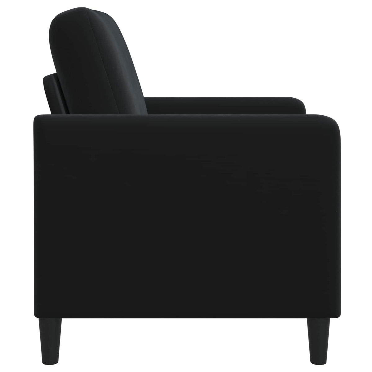 Sofa med opbevaring Sort 122 x 78 x 87 cm Polyester